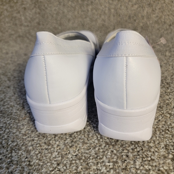 Easy Works Attend Women's Chef / Nurse Slip Resistant Leather Top Work Shoe  NEW - Picture 3 of 12